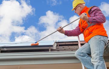 Square And Compass soft wash roof cleaning